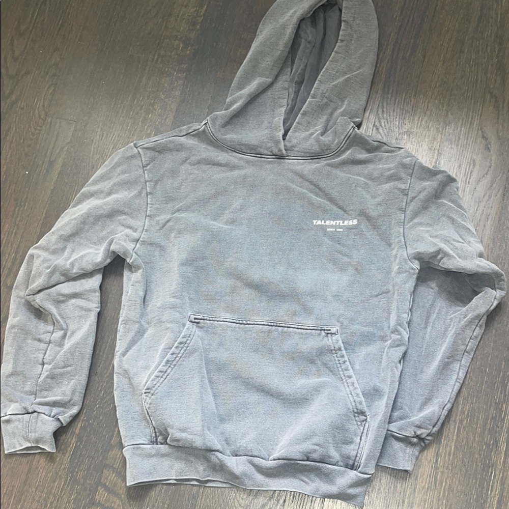 Talentless Gray Hoodie